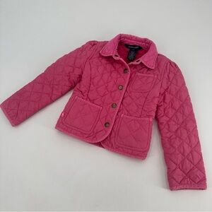 Ralph Lauren Kids Pink Jacket Quilted Lightweight Girls 4T 4